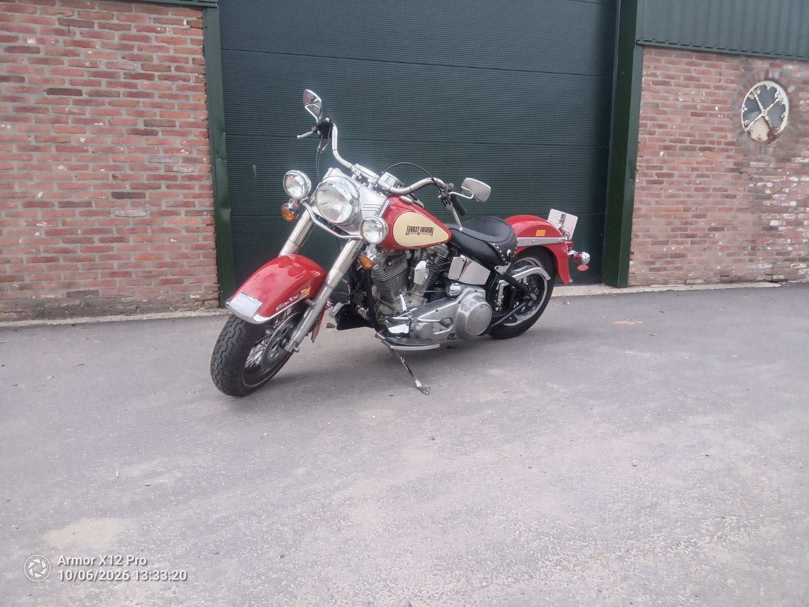 Harley Davidson herritage softail, 2 cilinders, 1340 cc, Gebruikt, Particulier