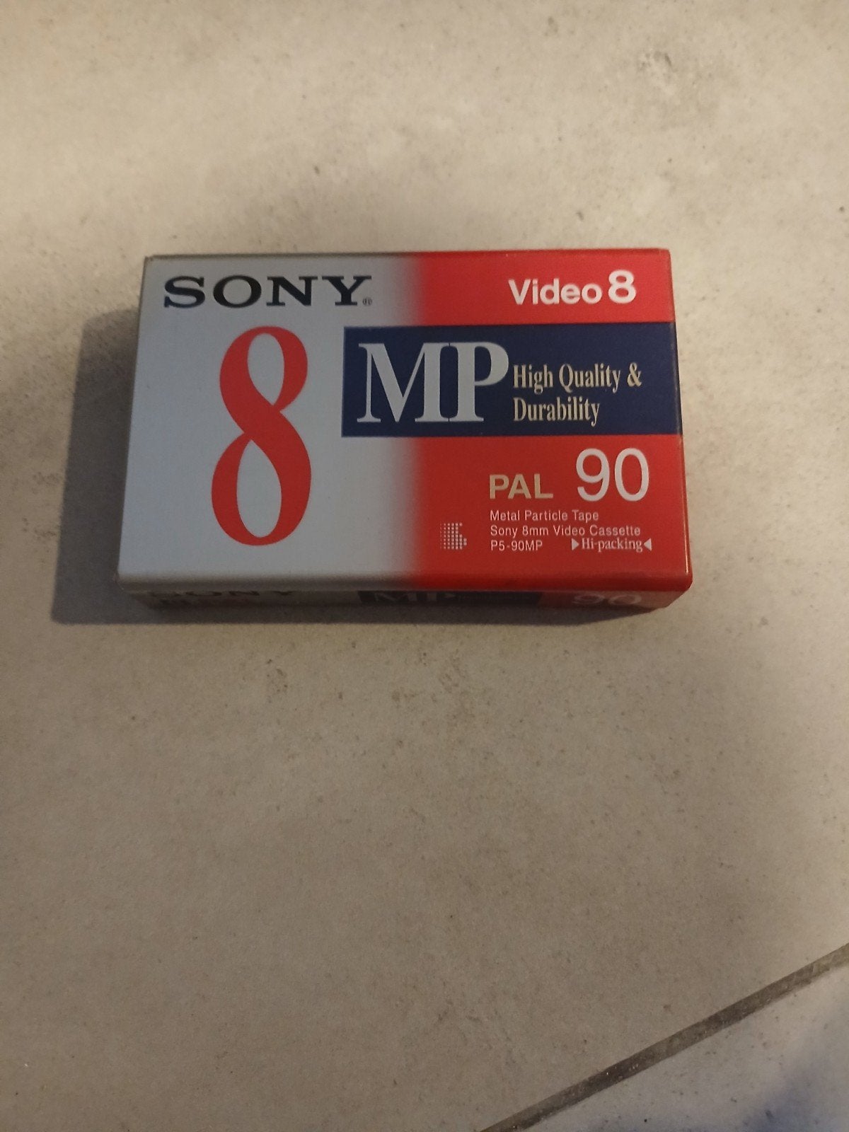 Sony Video 8 MP 90 min videoband - Nieuw in verpakking, Alle leeftijden, Ophalen of Verzenden, Nieuw in verpakking