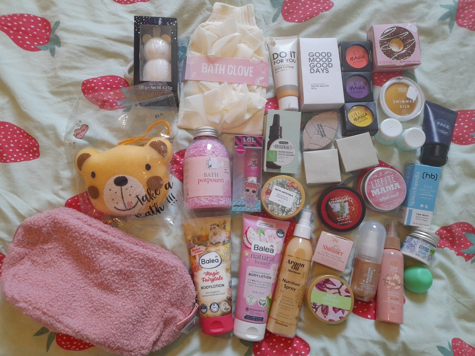 Groot beauty pakket verzorgingsproducten diverse merken, Ophalen of Verzenden, Nieuw, Bad & Douche
