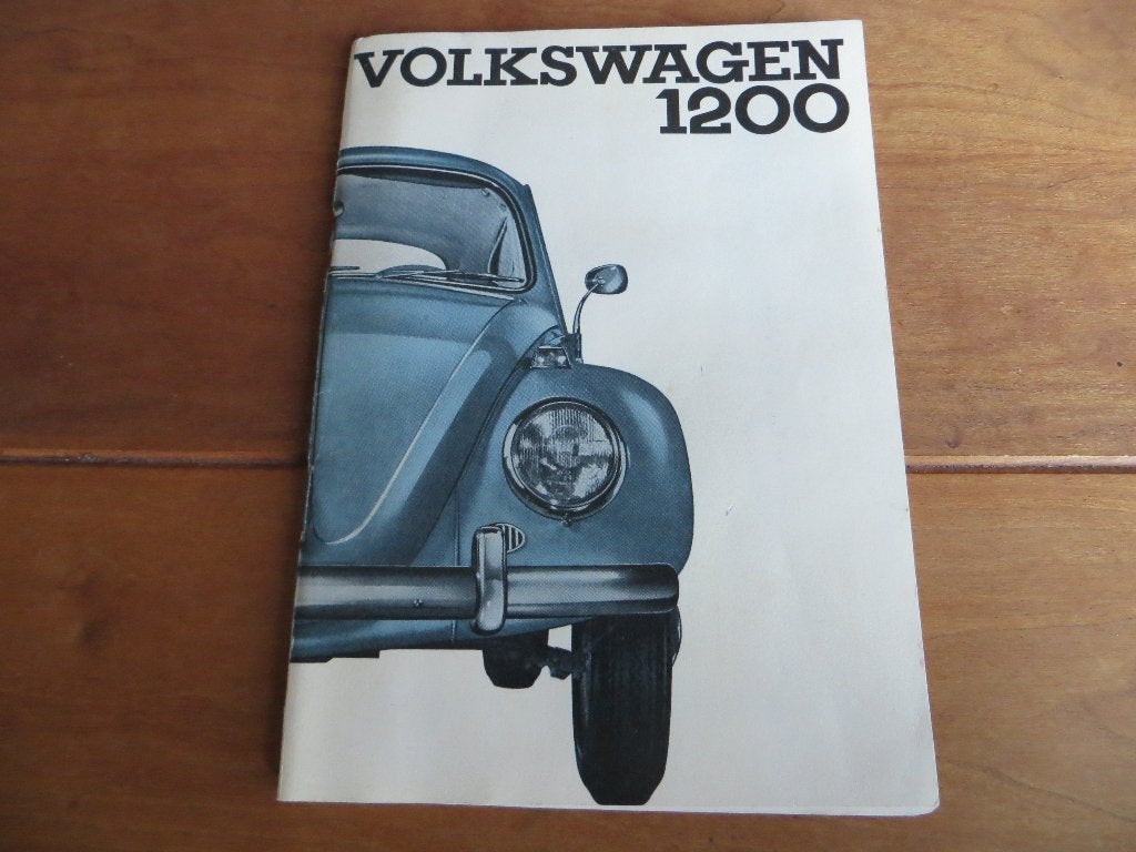 Instructieboek Volkswagen Kever 1200, VW Kever Cabrio 1964, Ophalen of Verzenden
