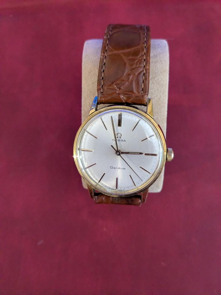 Omega Genève Polshorloge - Klassiek en Tijdloos, Sieraden, Tassen en Uiterlijk, Horloges | Antiek, Polshorloge, Verguld, Omega
