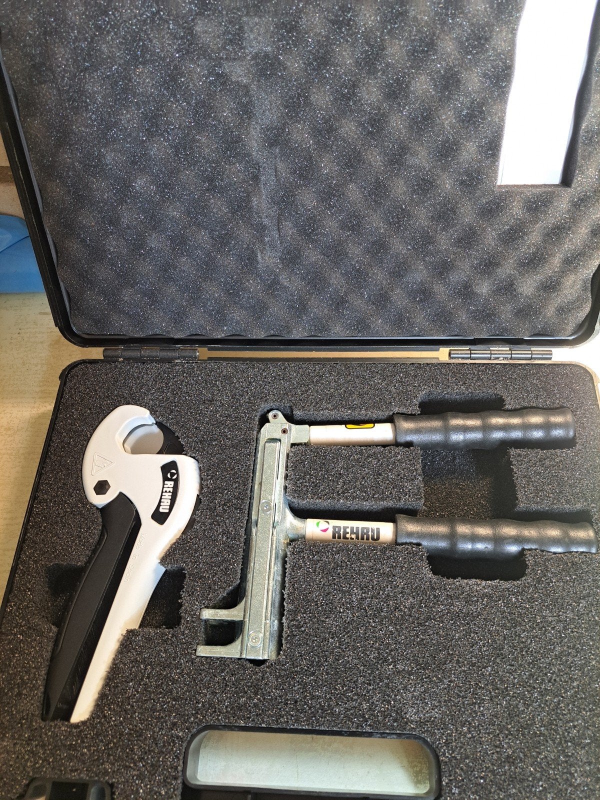 Rehau perstang set in koffer, Ophalen of Verzenden, Gebruikt, Tang, Overige merken