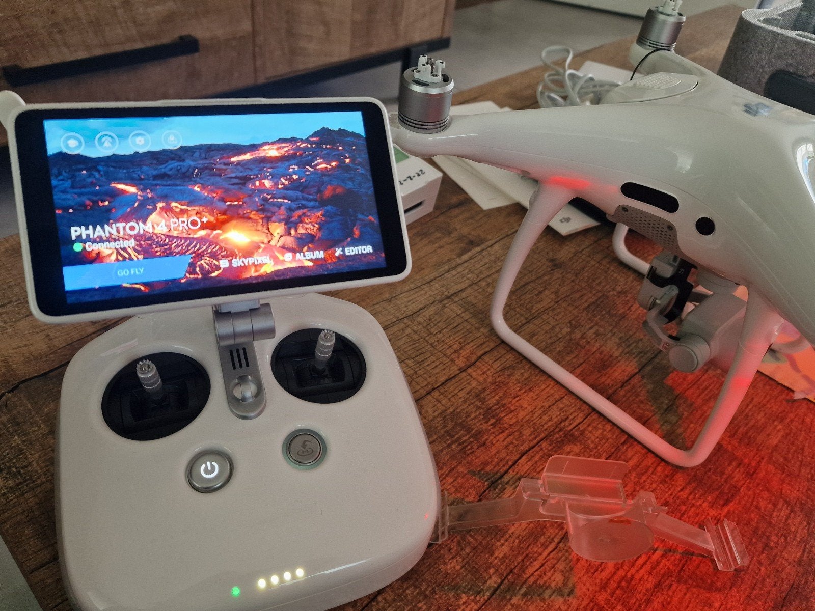 DJI Phantom 4 Pro Plus drone met 2 accus top staat!, Ophalen, Zo goed als nieuw