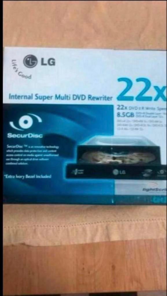 LG 22x Internal Super Multi DVD Rewriter, Ophalen of Verzenden, Nieuw, Intern, Cd
