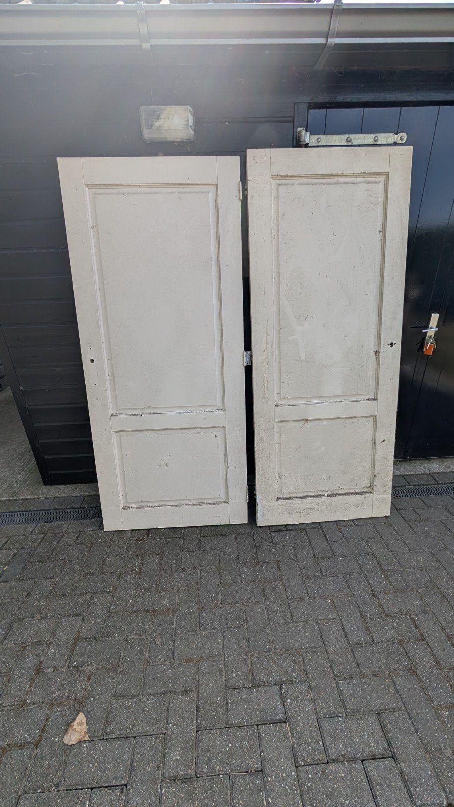 2x massieve deuren, Ophalen, Binnendeur, 200 tot 215 cm