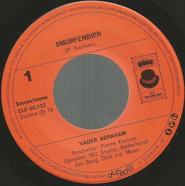 Vader abraham ‎– smurfenbier, Inclusief binnenhoes, Ophalen, Gebruikt, Nederlandstalig