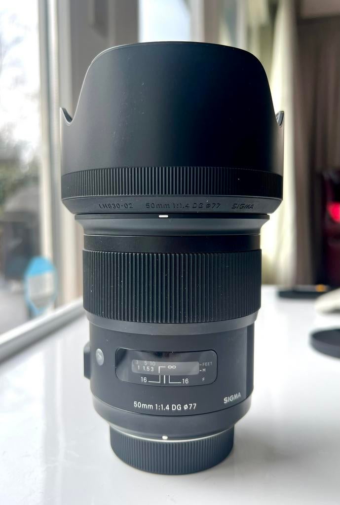 Sigma 50mm f1.4 ART Nikon, Audio, Tv en Foto, Fotografie | Lenzen en Objectieven, Ophalen, Zo goed als nieuw, Standaardlens
