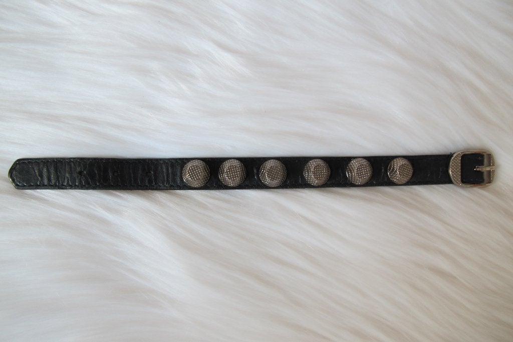 Leather bracelet, Sieraden, Tassen en Uiterlijk, Armbanden, Ophalen of Verzenden, Zo goed als nieuw, Zwart, Leer