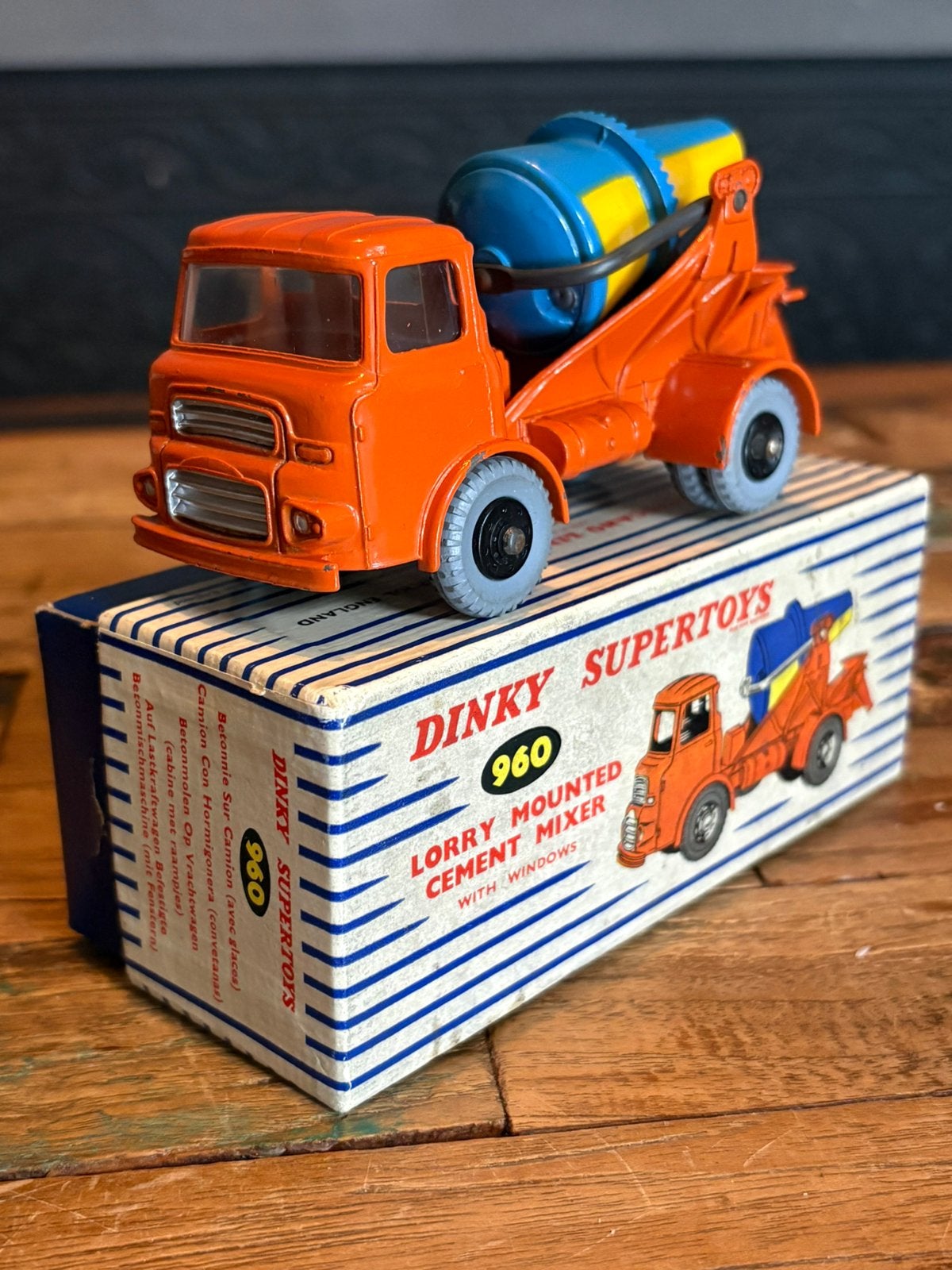 Dinky Supertoys 960 Albion Concrete Mixer met originele doos, Ophalen of Verzenden, Zo goed als nieuw, Bus of Vrachtwagen, Dinky Toys