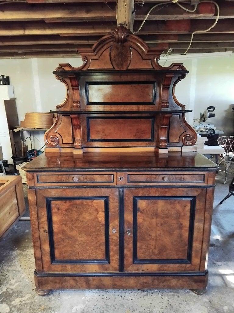 Commode met opstand, neo barok 19de eeuw, Antiek en Kunst, Ophalen