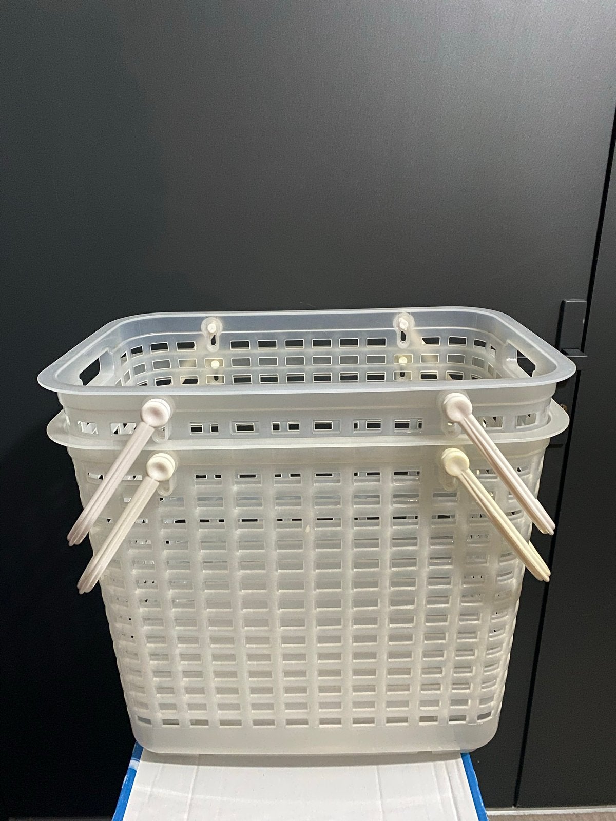 opbergmand / wasmand met handvatten, Ophalen of Verzenden, Gebruikt