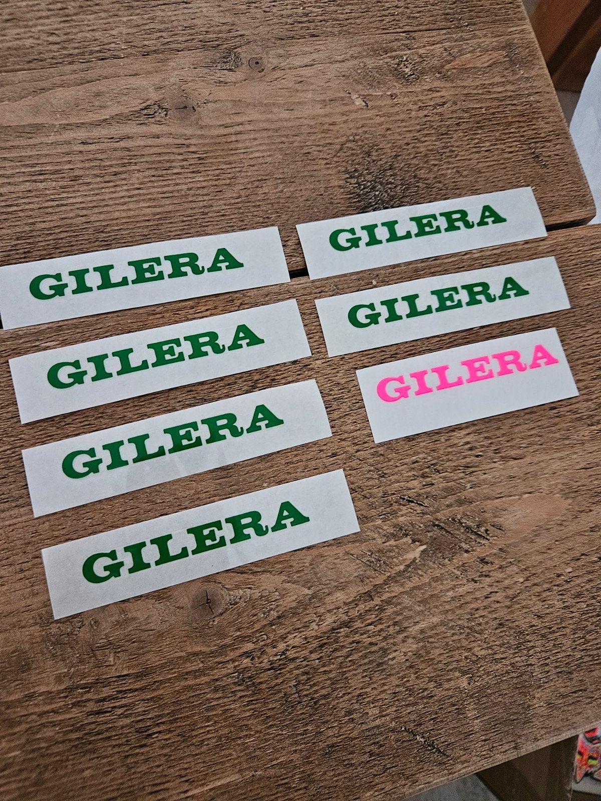 Gilera stickers, Ophalen of Verzenden, Zo goed als nieuw, Auto's