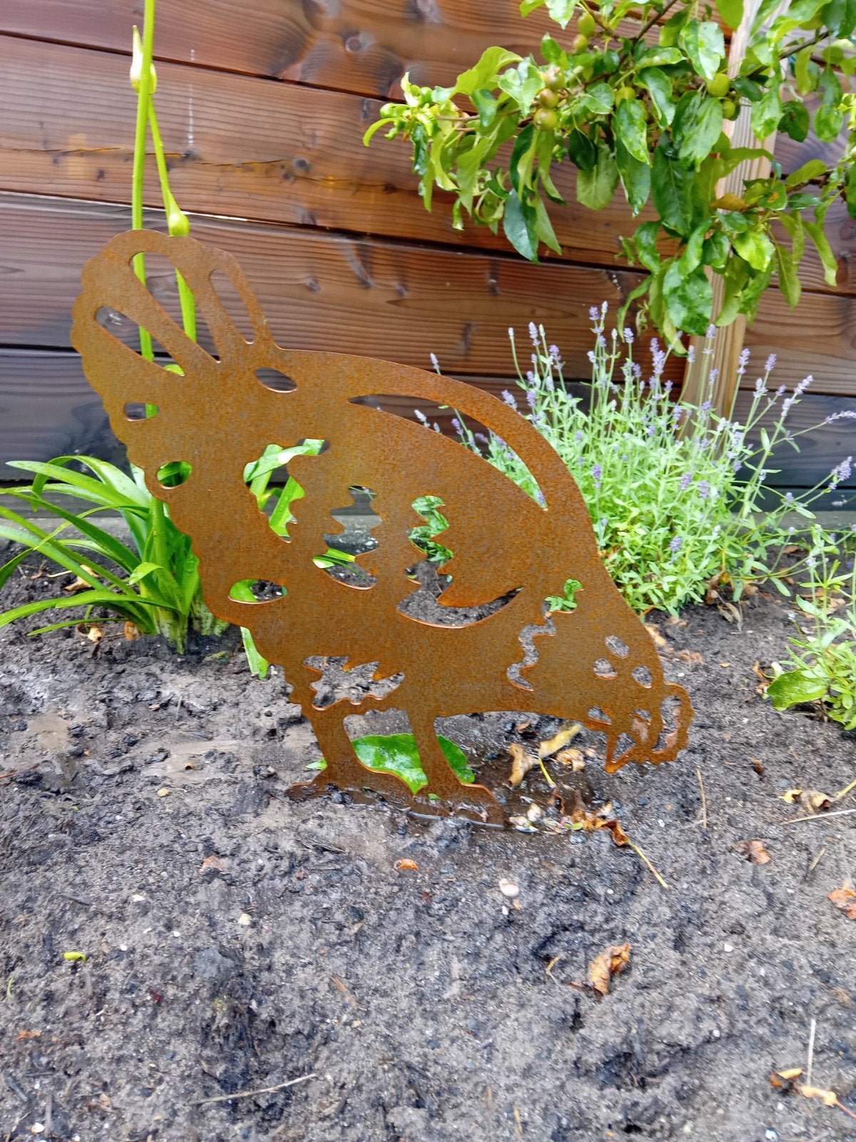 Cortenstaale kip., Tuin en Terras, Tuinwanddecoratie, Ophalen of Verzenden