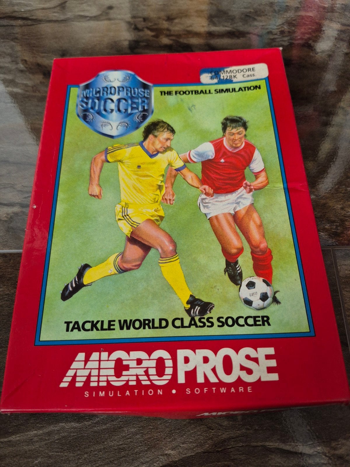 MicroProse Soccer Commodore 64 - Vintage Voetbalgame, Ophalen of Verzenden