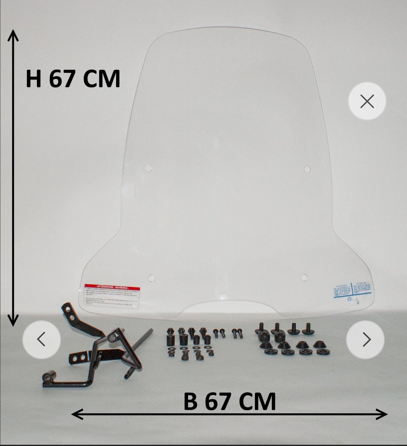 Windscherm voor scooter Iva I-go , S2, S3, S4 of S5, Ophalen, Nieuw
