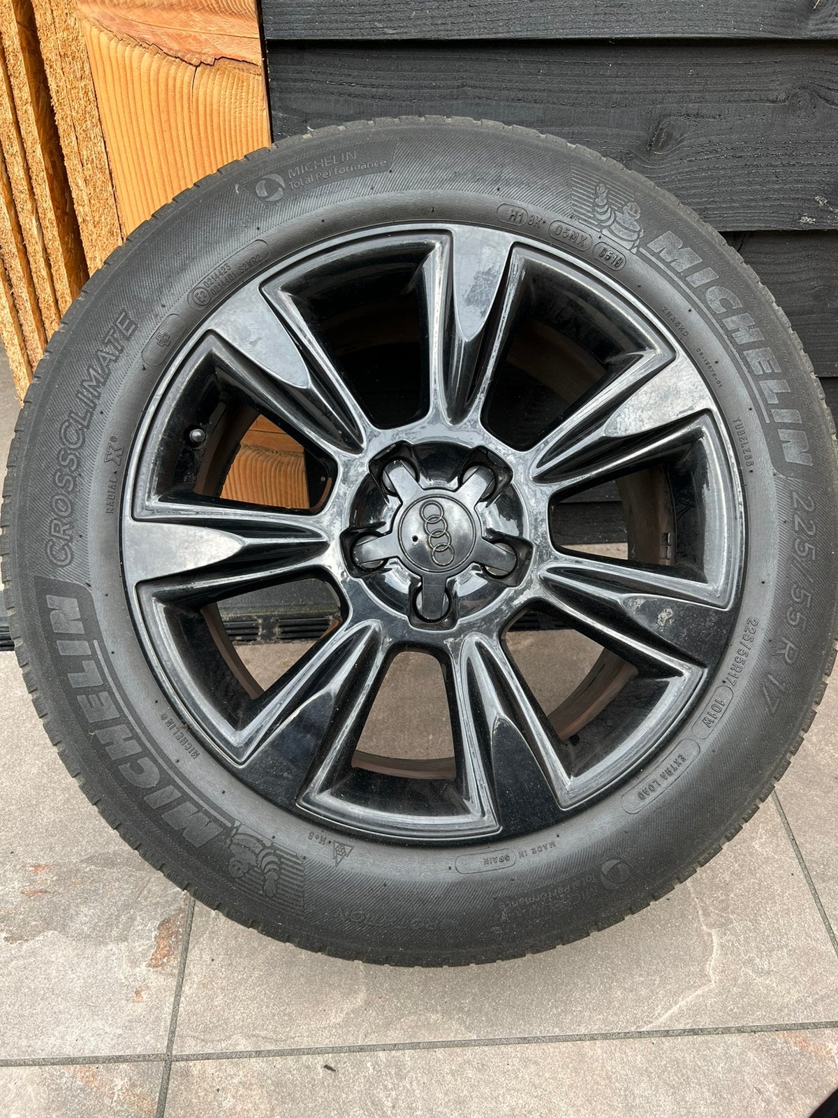 Zwarte velgen 17 inch, Ophalen, Gebruikt, Velg(en), 17 inch