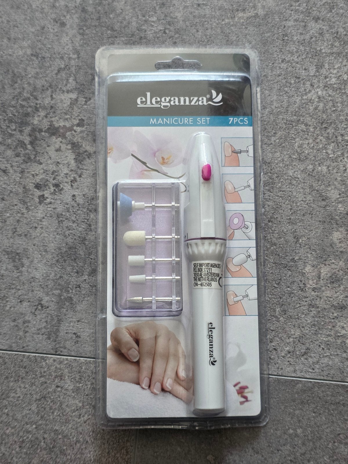 Eleganza manicure set met opzetstukken NIEUW, Ophalen of Verzenden, Nieuw