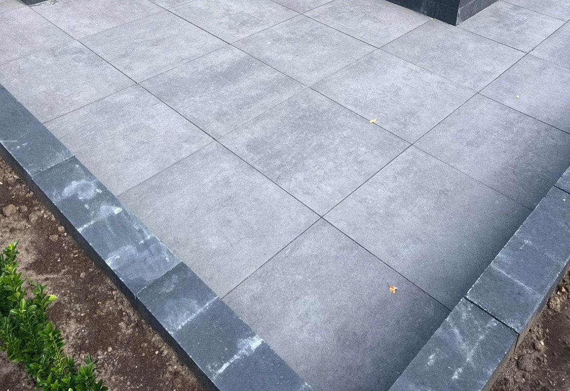 Terrastegels, Ophalen, Nieuw, 5 tot 10 m², Beton