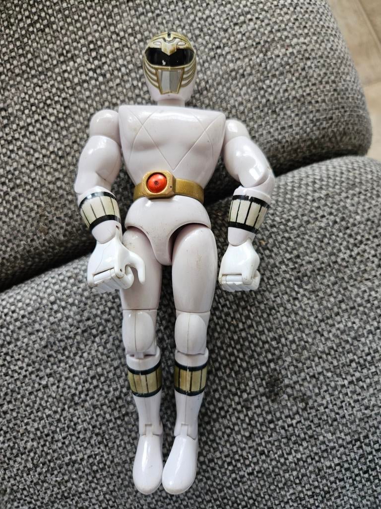 Power Rangers Witte Ranger Actiefiguur, Ophalen of Verzenden, Gebruikt