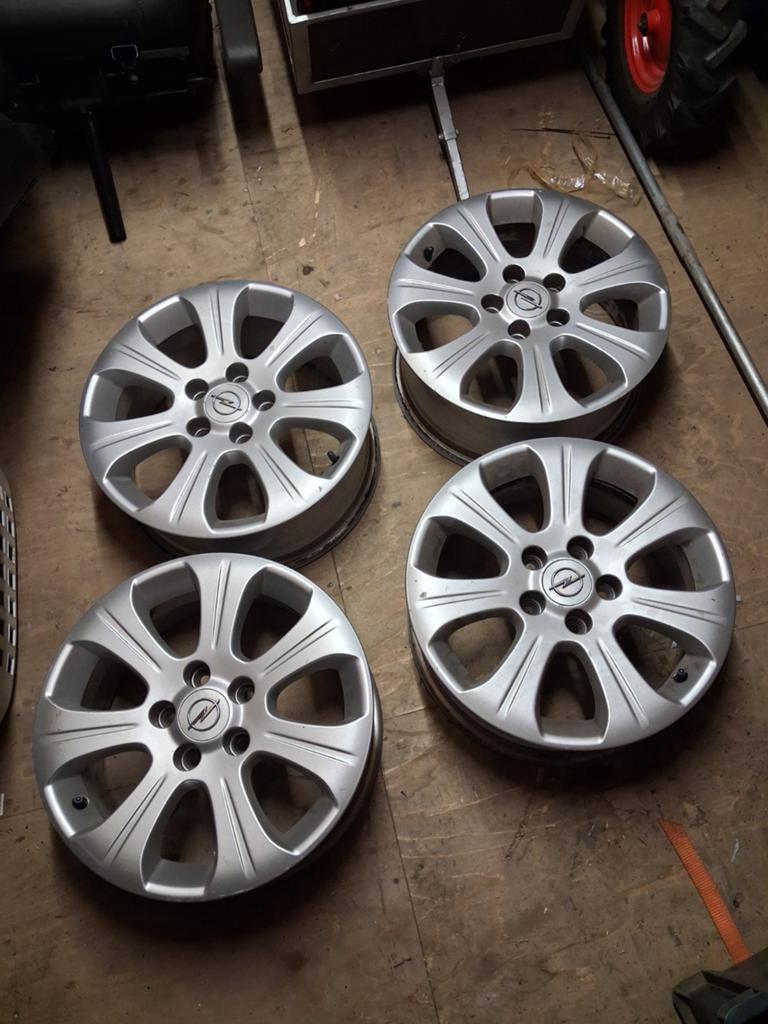 Aluminium velgen opel, Auto diversen, Wieldoppen, Ophalen
