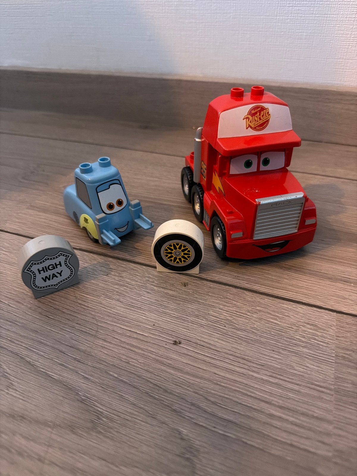 LEGO Duplo Cars: Bliksem McQueen en Takel, Ophalen of Verzenden, Gebruikt, Overige merken