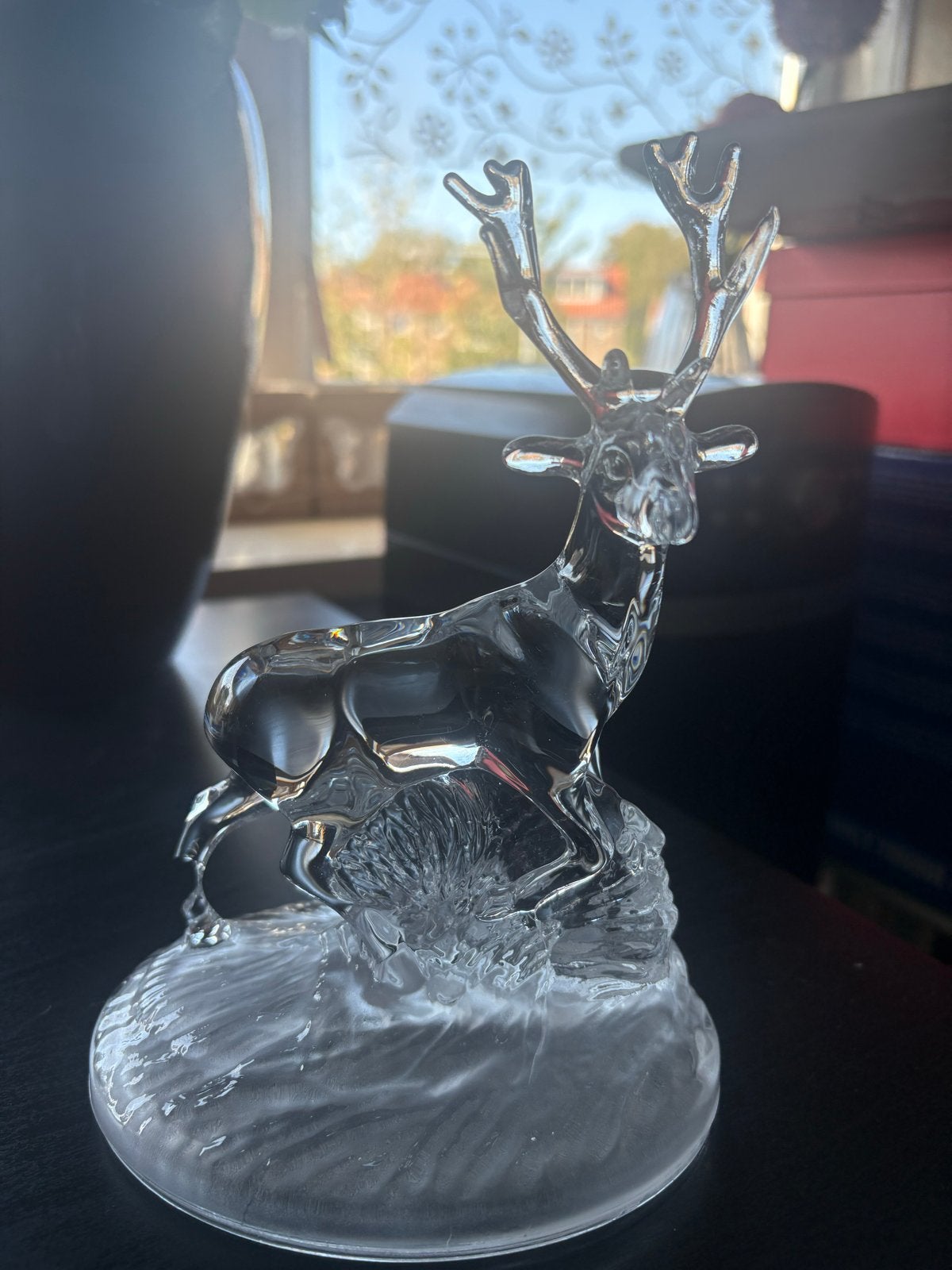 Prachtig Kristallen Hert Beeldje - Decoratief, Antiek en Kunst, Ophalen of Verzenden