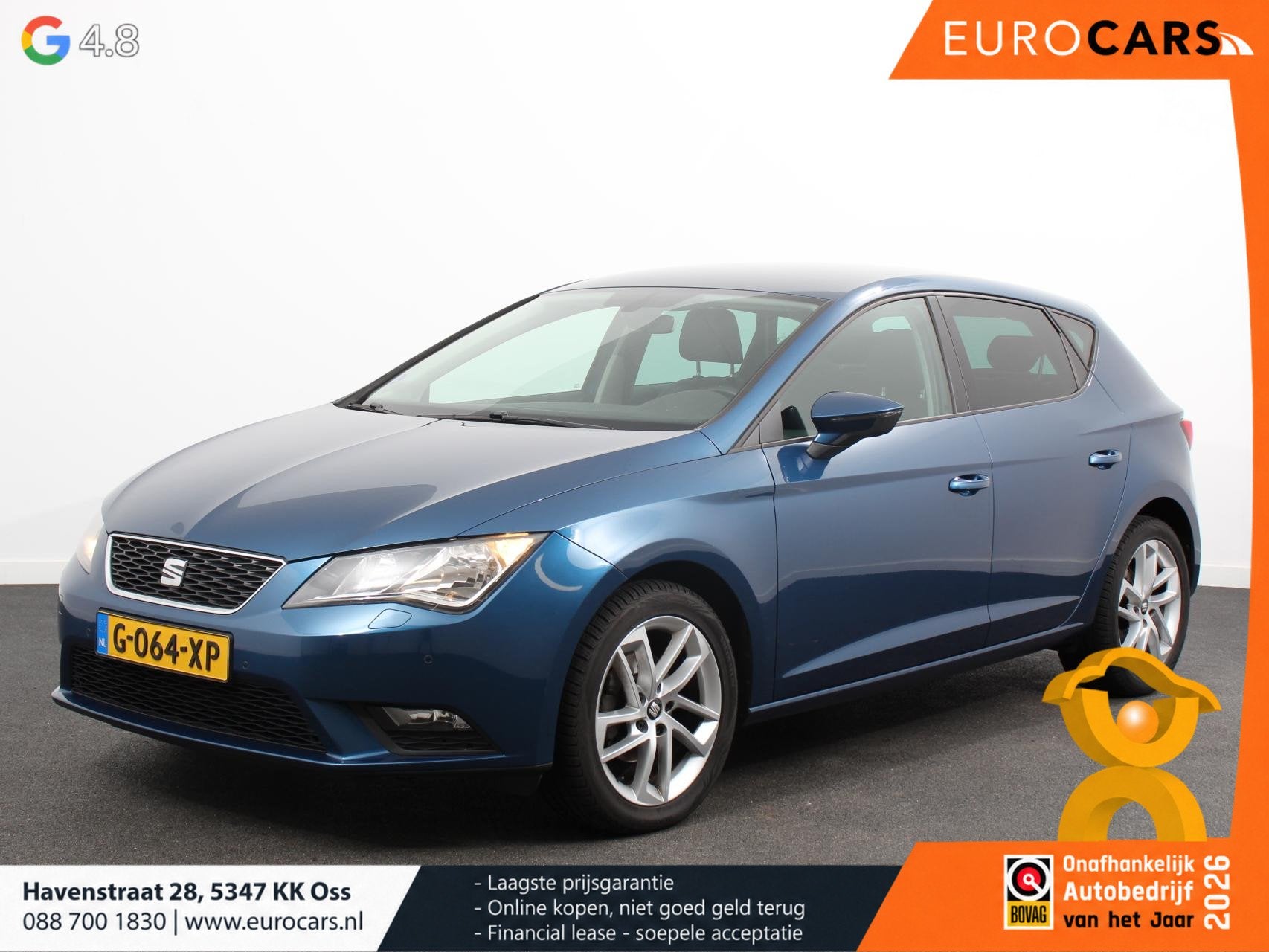 SEAT Leon 1.2 TSI Style Business Cruise control Airco Naviga, Voorwielaandrijving, Stof, Gebruikt, 4 cilinders