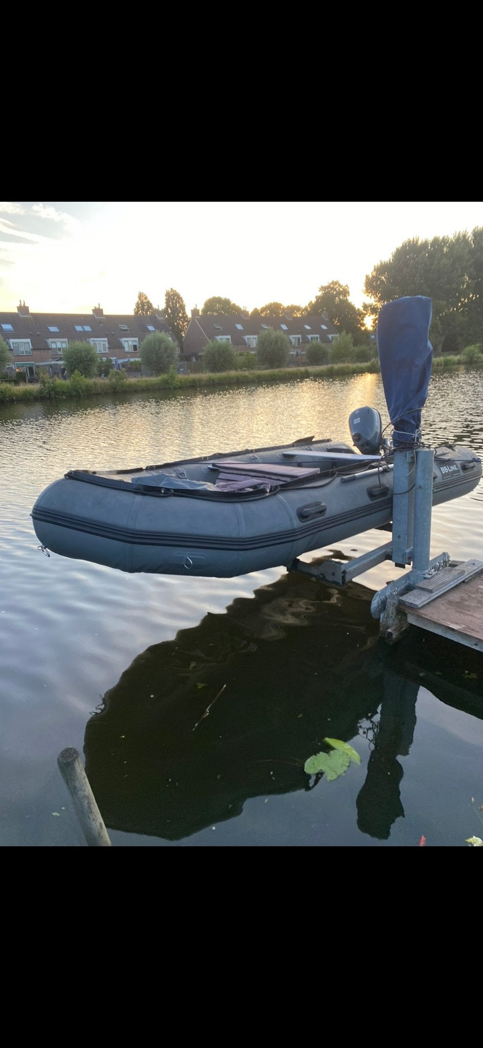 BB-LINE Opblaasboot met Yamaha buitenboordmotor, Watersport en Boten, Aluminium, Yamaha, Ophalen of Verzenden, Gebruikt