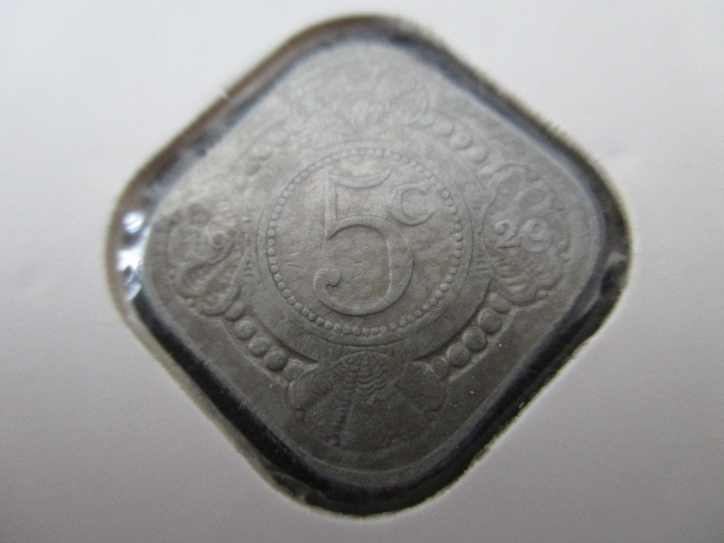 5 cent 1929, Ophalen of Verzenden, Koningin Wilhelmina, 5 cent, Losse munt
