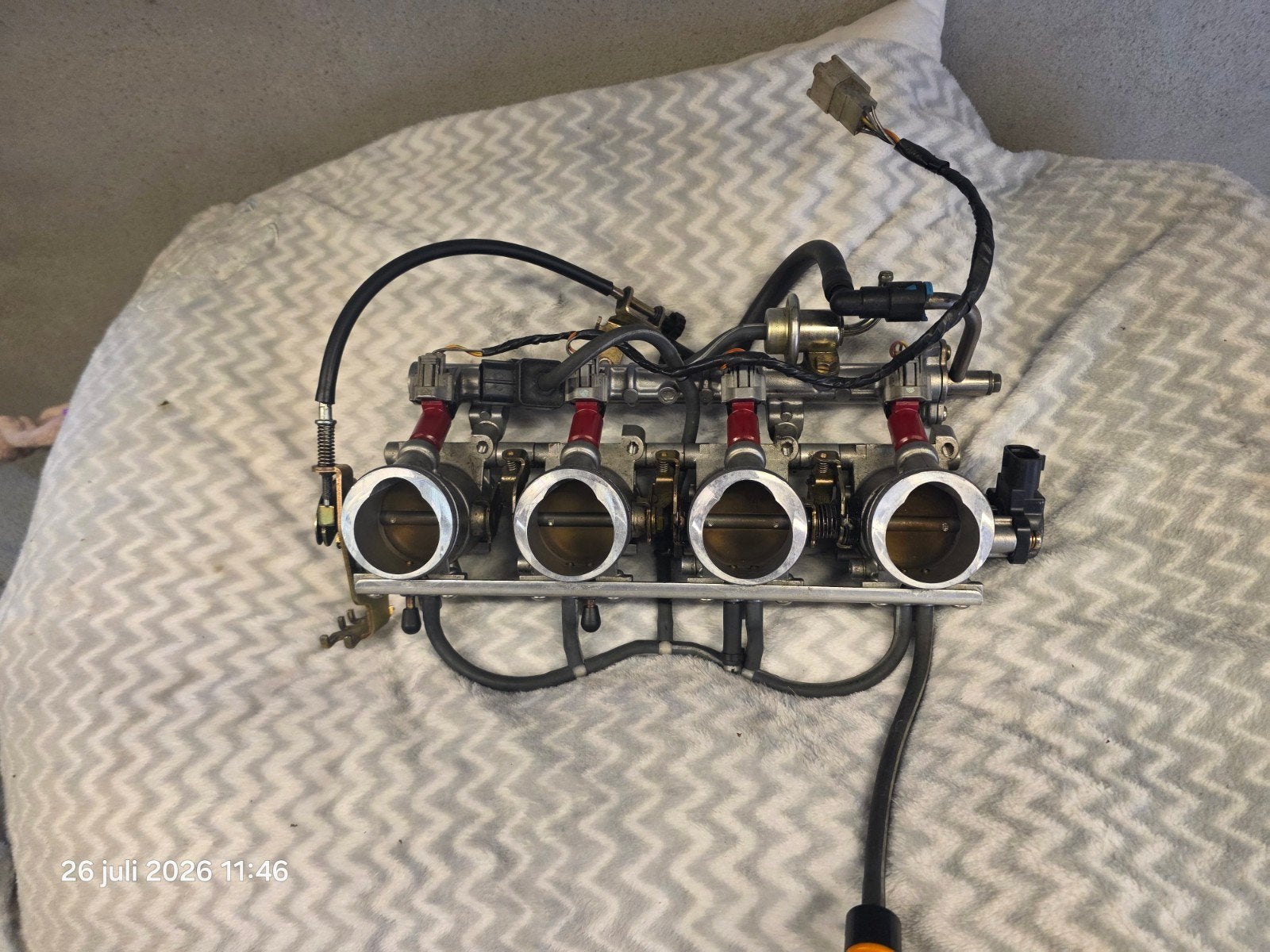 Gasklephuis voor suzuki srad 750 injectie, Ophalen of Verzenden, Gebruikt