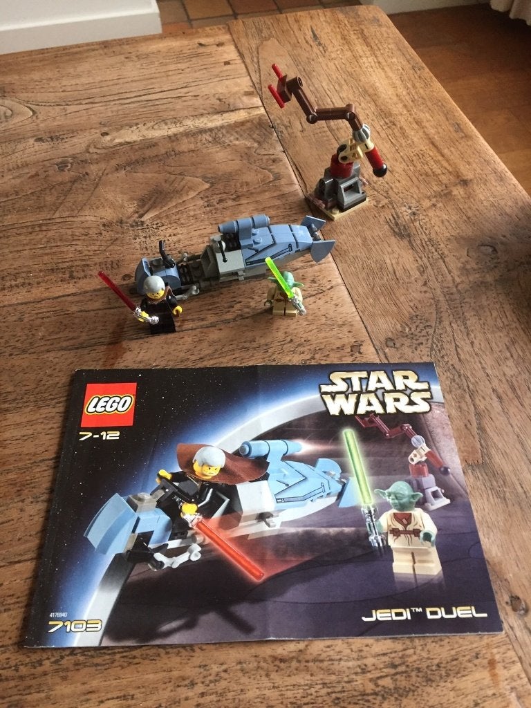 Lego Star Wars 7103 Jedi Duel met boekje, Star Wars, Lego, Inclusief instructies, Ophalen of Verzenden