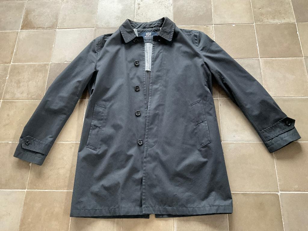 Boggi jas half lang maat l/xl, Maat 52/54 (L), Blauw, Ophalen of Verzenden, Zo goed als nieuw