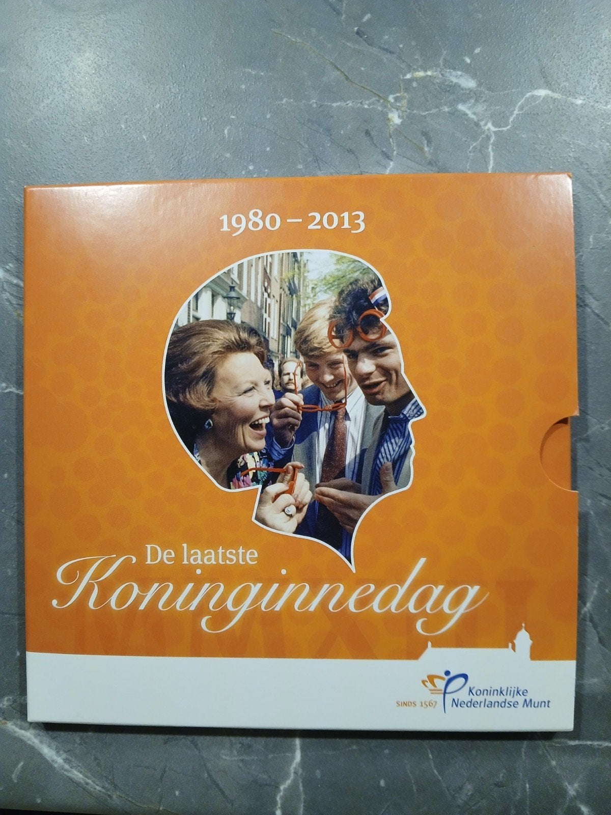 De laatste Koninginnedag 1980-2013 muntset, Ophalen of Verzenden