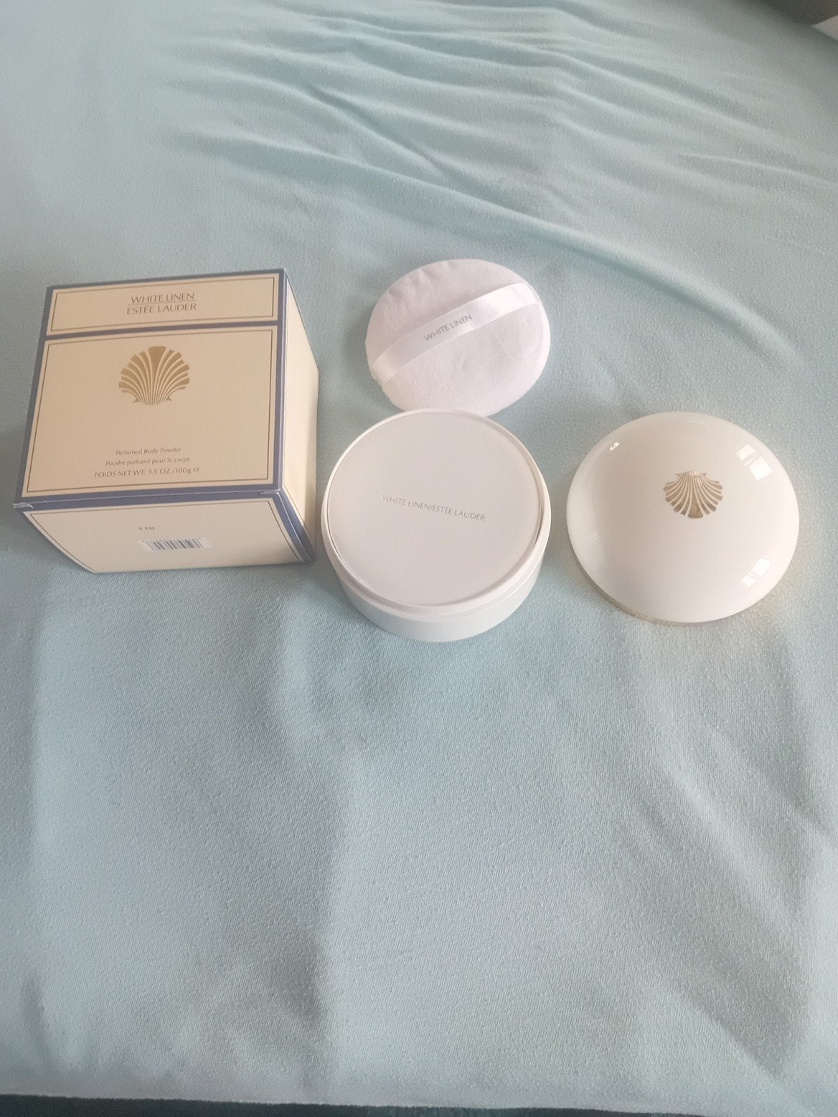Estée Lauder White Linen geparfumeerd lichaamspoeder, Ophalen of Verzenden, Nieuw, Overige typen