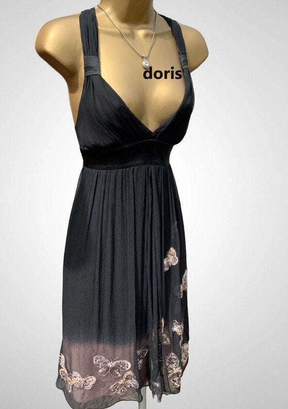 vlinders Jurk Karen Millen maat 12/40, Kleding | Dames, Jurken, Maat 38/40 (M), Karen Millen, Ophalen of Verzenden, Zo goed als nieuw
