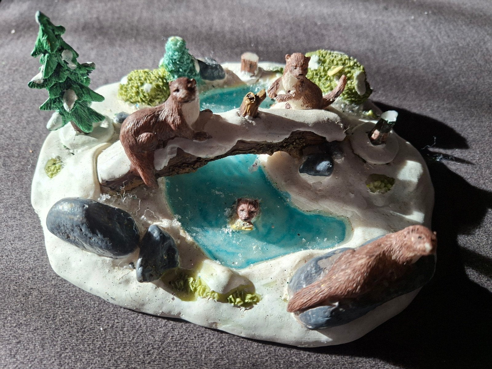 Lemax table accent "Otters", Ophalen