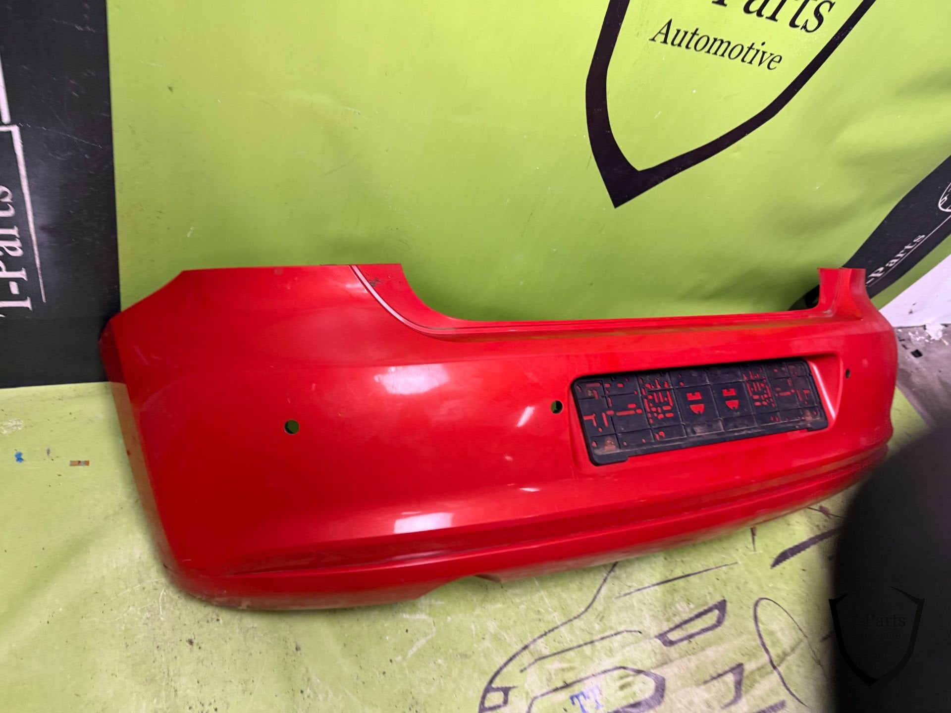 volkswagen polo 6c 6R achterbumper bumper, Gebruikt, Volkswagen, Volkswagen AG, Bumper