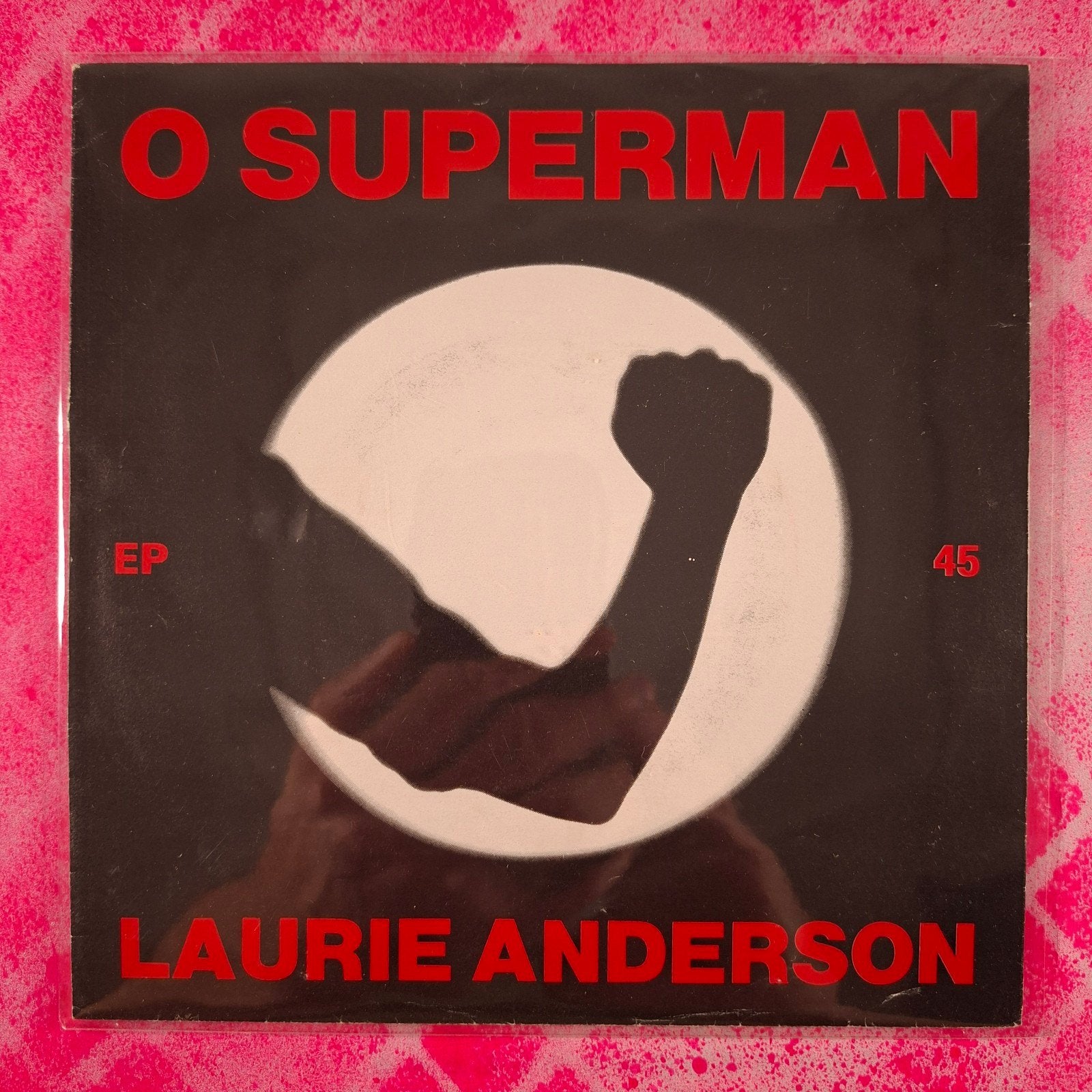 Laurie Anderson Oh Superman single, Gebruikt, 7 inch, Pop, Overige typen