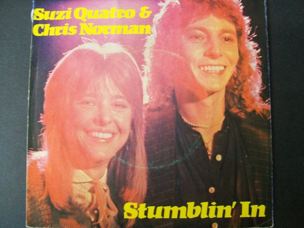 Suzi Q. & Chris N. met STUMBLIN ÍN in goede staat (1978), 7 inch, Zo goed als nieuw, Pop, Beschermende buitenhoes