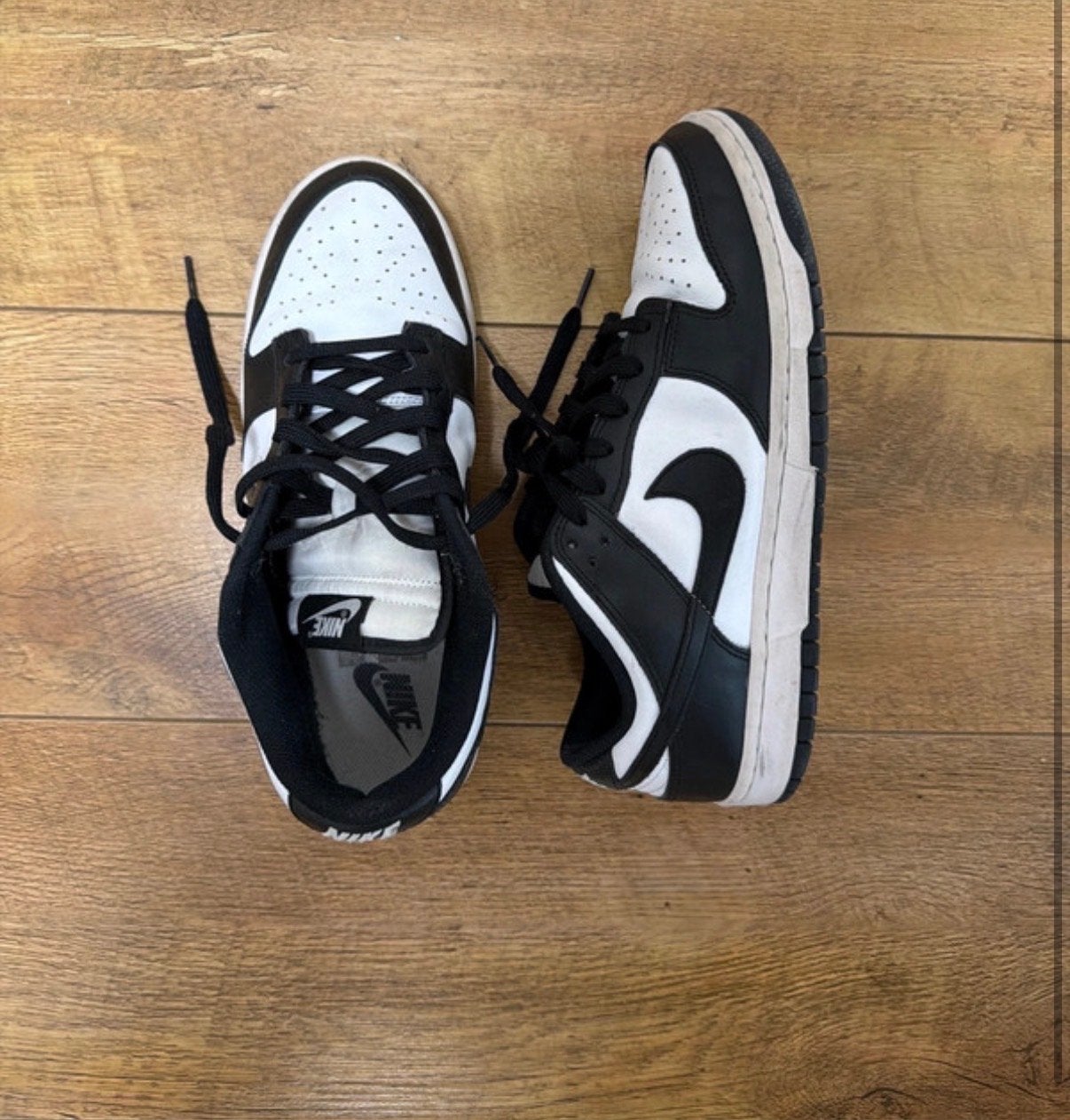 Nike Dunk Low Panda - Maat 43 - Gedragen, Kleding | Heren, Schoenen, Zwart, Ophalen of Verzenden, Sneakers of Gympen, Gedragen