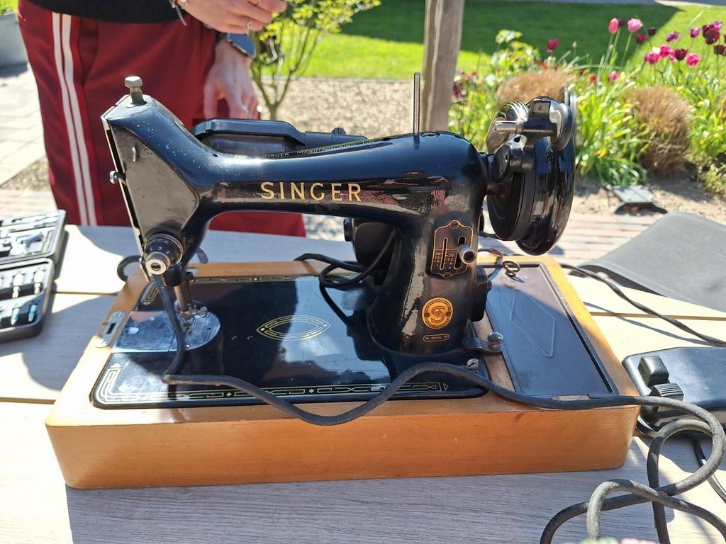 Vintage Singer Naaimachine, Ophalen, Gebruikt, Naaimachine, Singer