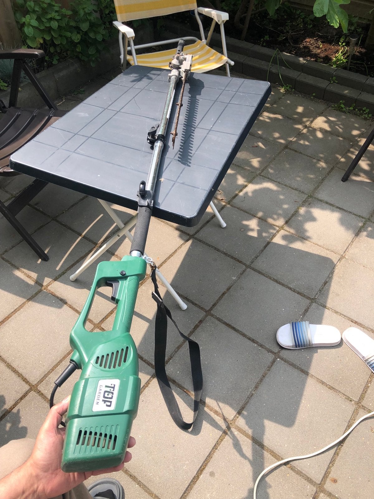 Heggenschaar elektrisch - Werkt prima, Tuin en Terras, Ophalen, Gebruikt, Elektrisch