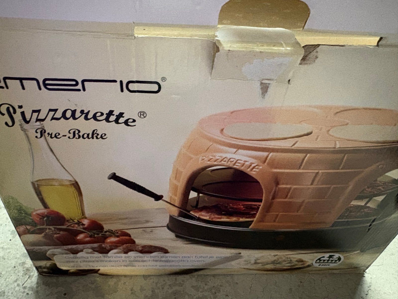 Emerio Pizzarette Pre-Bake Pizza Oven, Ophalen of Verzenden, Zo goed als nieuw