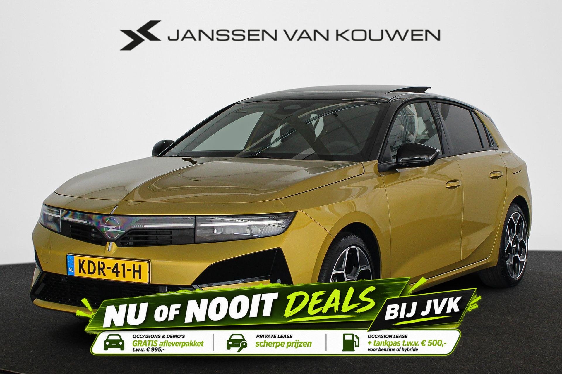 Opel Astra 1.6 Turbo Plug In Hybrid Ultimate Facelift Panora, 4 cilinders, Alcantara, Te koop, 750 kg
