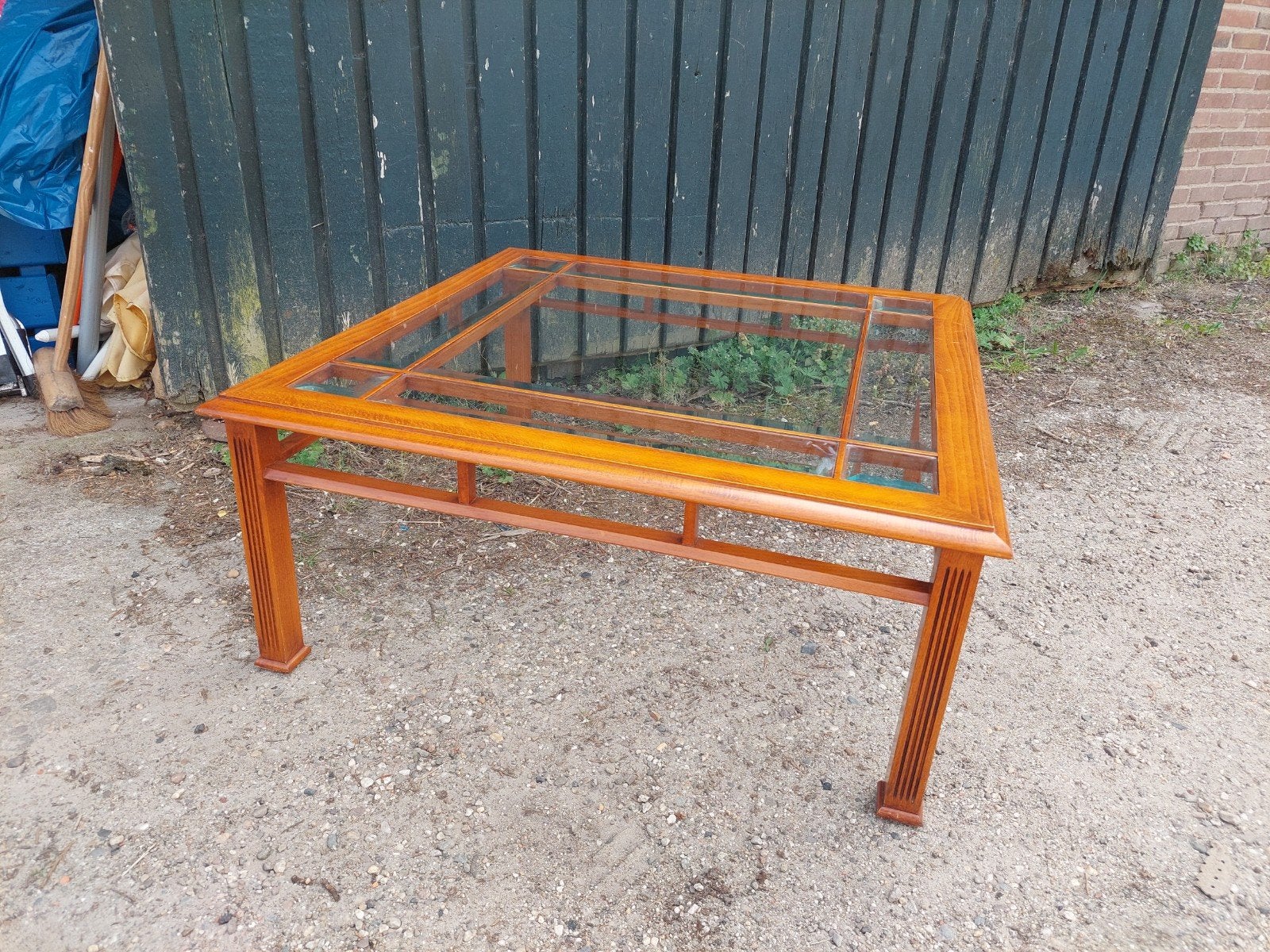 Giorgetti Salon Tafel - Italiaans Vintage (90x90x40 cm), Ophalen, Gebruikt, 50 tot 100 cm, Italiaans Vintage