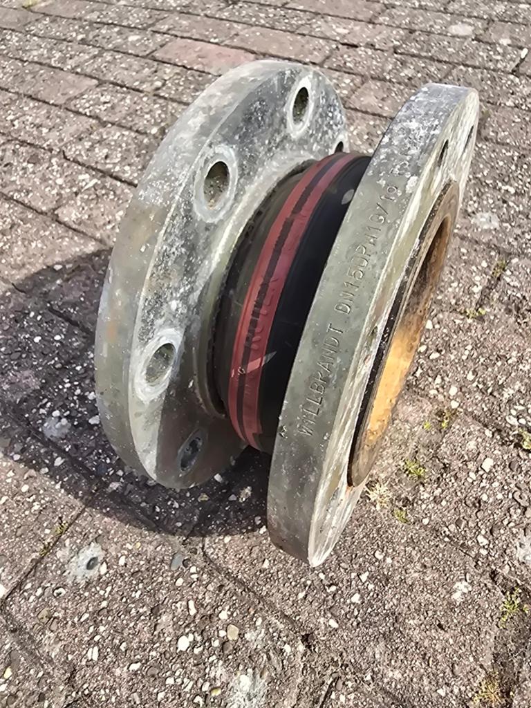 DN150 , 6 duims rubberen compensator, Ophalen of Verzenden