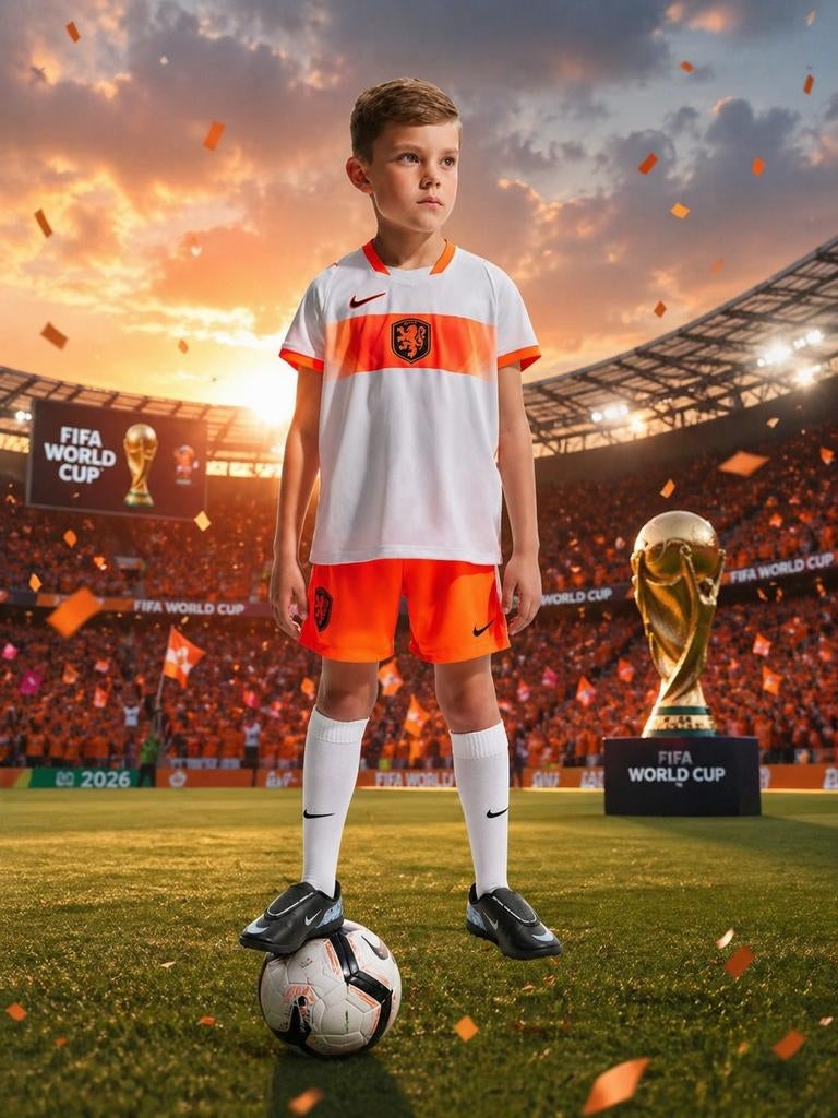 Nederlands Elftal Tenue - Thuis & Uit - Maten 92 t/m XXXXL, Maat XS of kleiner, Ophalen of Verzenden, Nieuw, Set