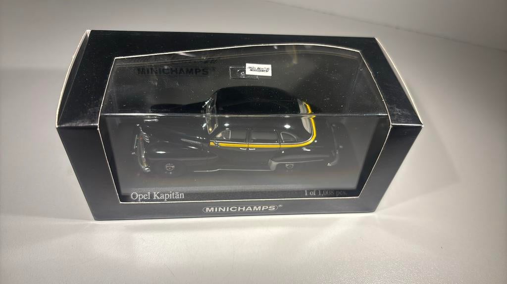 Opel kapitan taxi minichamps 1.43, Auto, Ophalen of Verzenden, MiniChamps, A