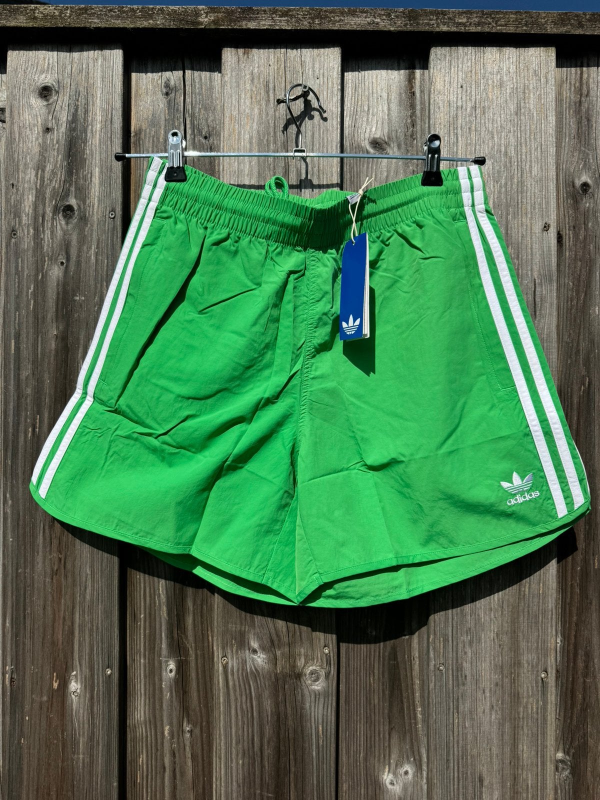 Adidas Originals sprinter shorts maat M unisex, Verzenden, Maat 48/50 (M), Groen, Zwemshort