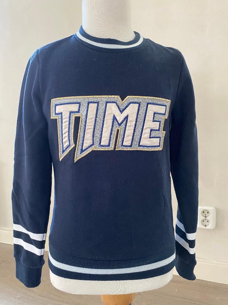 GARCIA JEANS tui / sweater blauw netjes maat 140 ZZ, Gebruikt, Meisje, Trui of Vest, Garcia Jeans